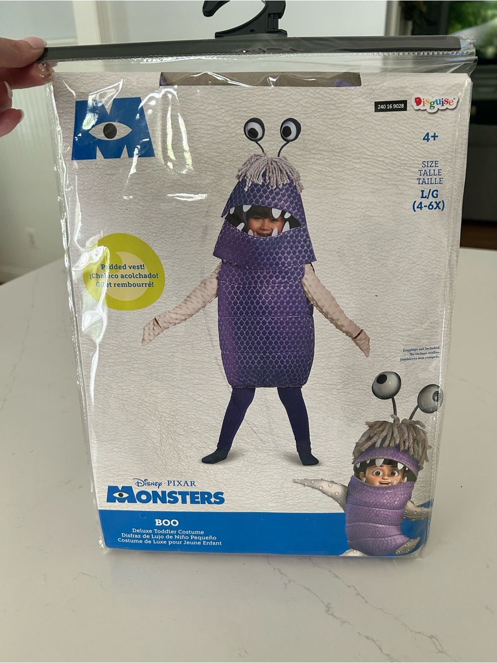 Disney•Pixar Monster’s Inc. Boo Halloween Costume- L/G (4-6X)